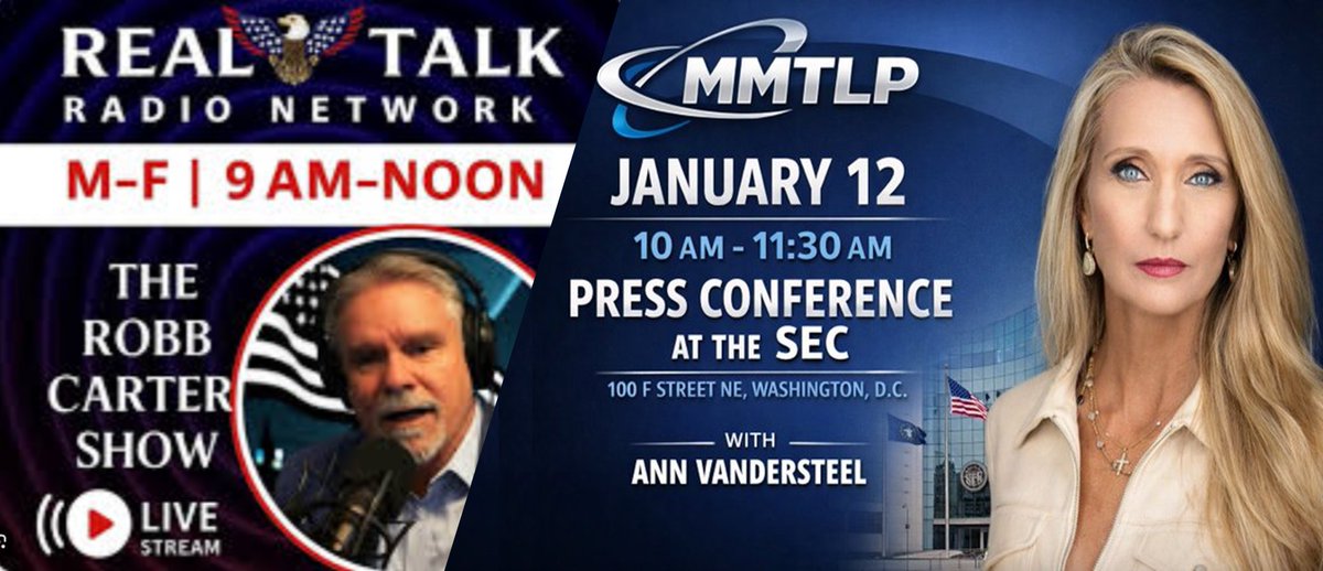 JunkSavvy's tweet image. MMTLP Army mount up...
Catch me LIVE tomorrow morning at 10am CST on @TheRealTalk933FM with the one and only @TheRobbCarter! We'll be diving deep into the explosive revelations from recent FOIAs exposing the dirty collusion between the SEC and FIF—proof the regulators are…