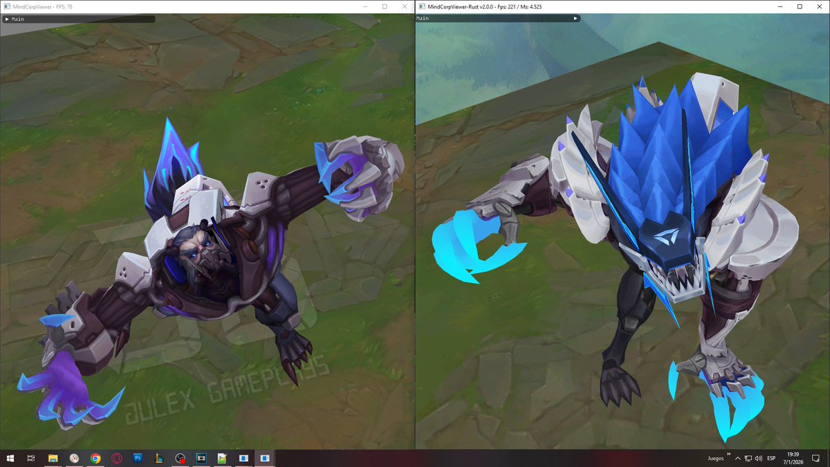 PROJECT: Warwick model comparison

LoL Epic Skin vs TFT Unbound Legend
