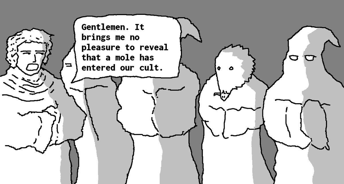 PenseesofPascal's tweet image. Gothic Comic.