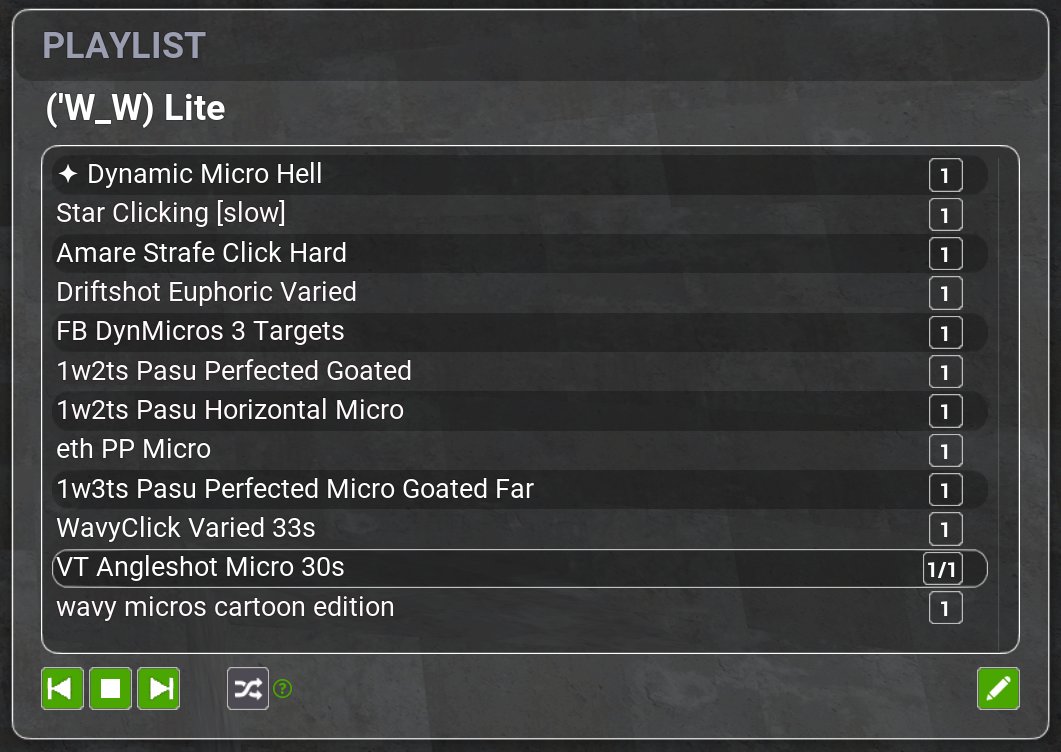 Valorant TacFPS KovaaKs Playlist // Dynamic Micros: 
KovaaKsBuyingDandelionEco

Dynamic-like scenarios; emphasis on fluidity &amp; wavy targets to improve technique (confirmation &amp; landings)