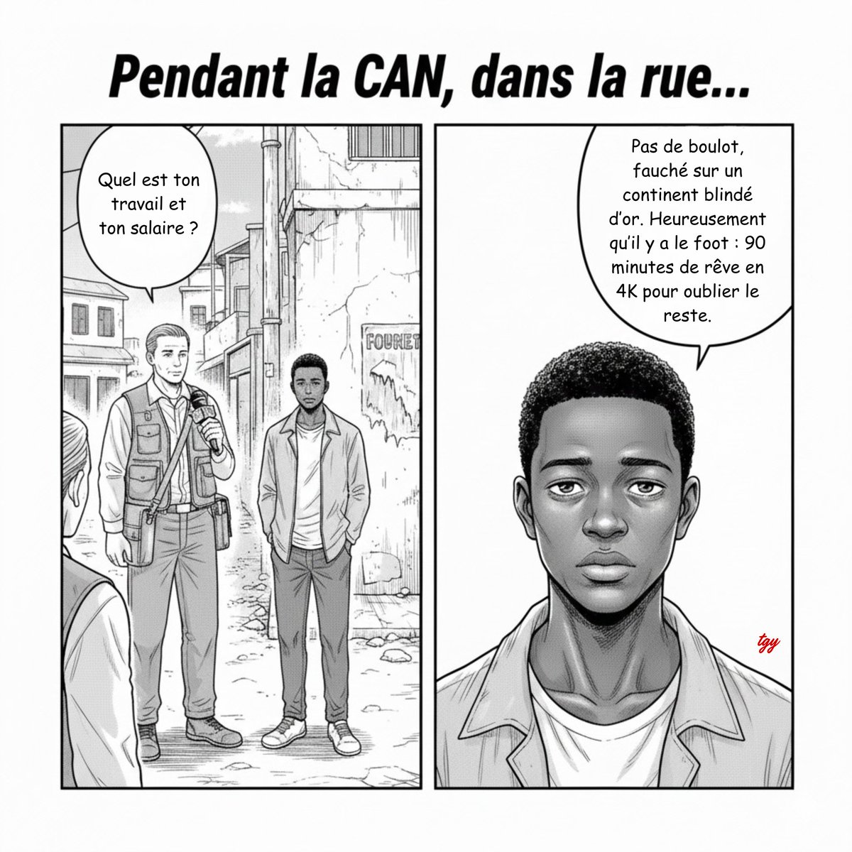 Pendant la CAN, dans la rue...