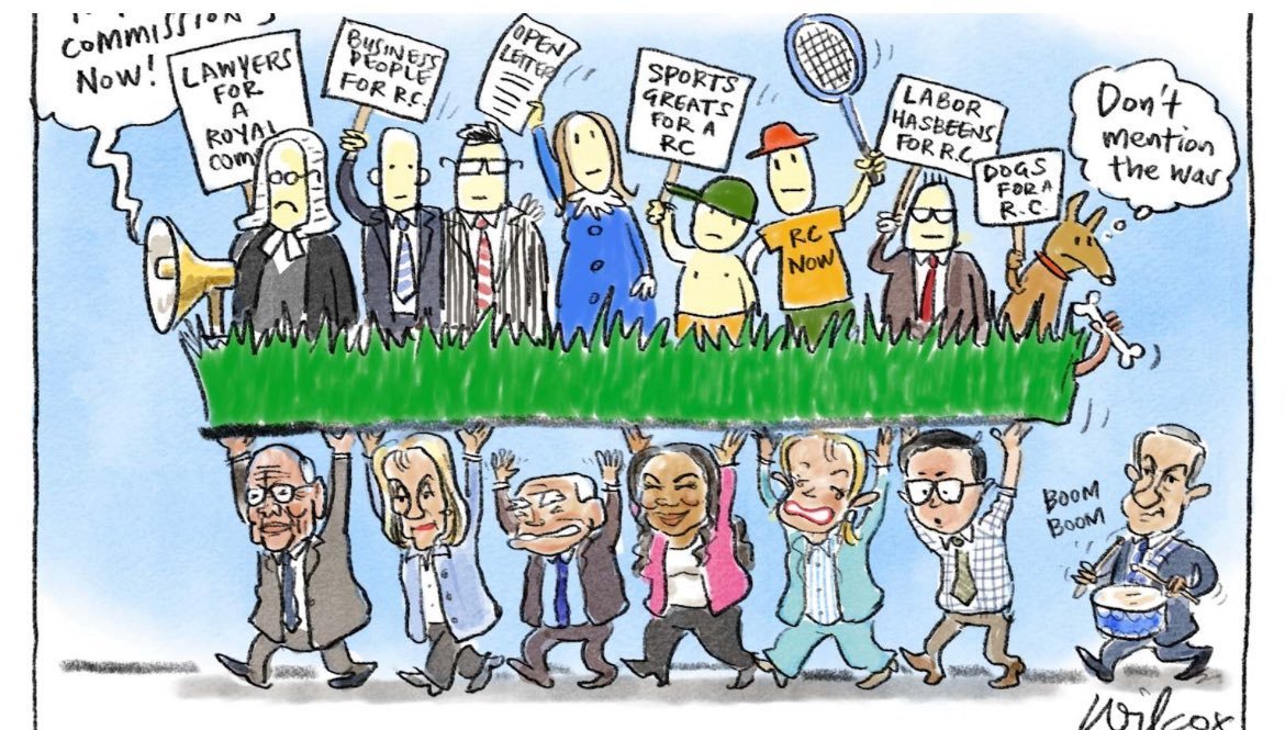 JJKALE2's tweet image. This Wilcox cartoon is upsetting them badly. They don't want us to see. I think we should make this Australia's best all time cartoon, because it is.

Whatta you reckon friends?