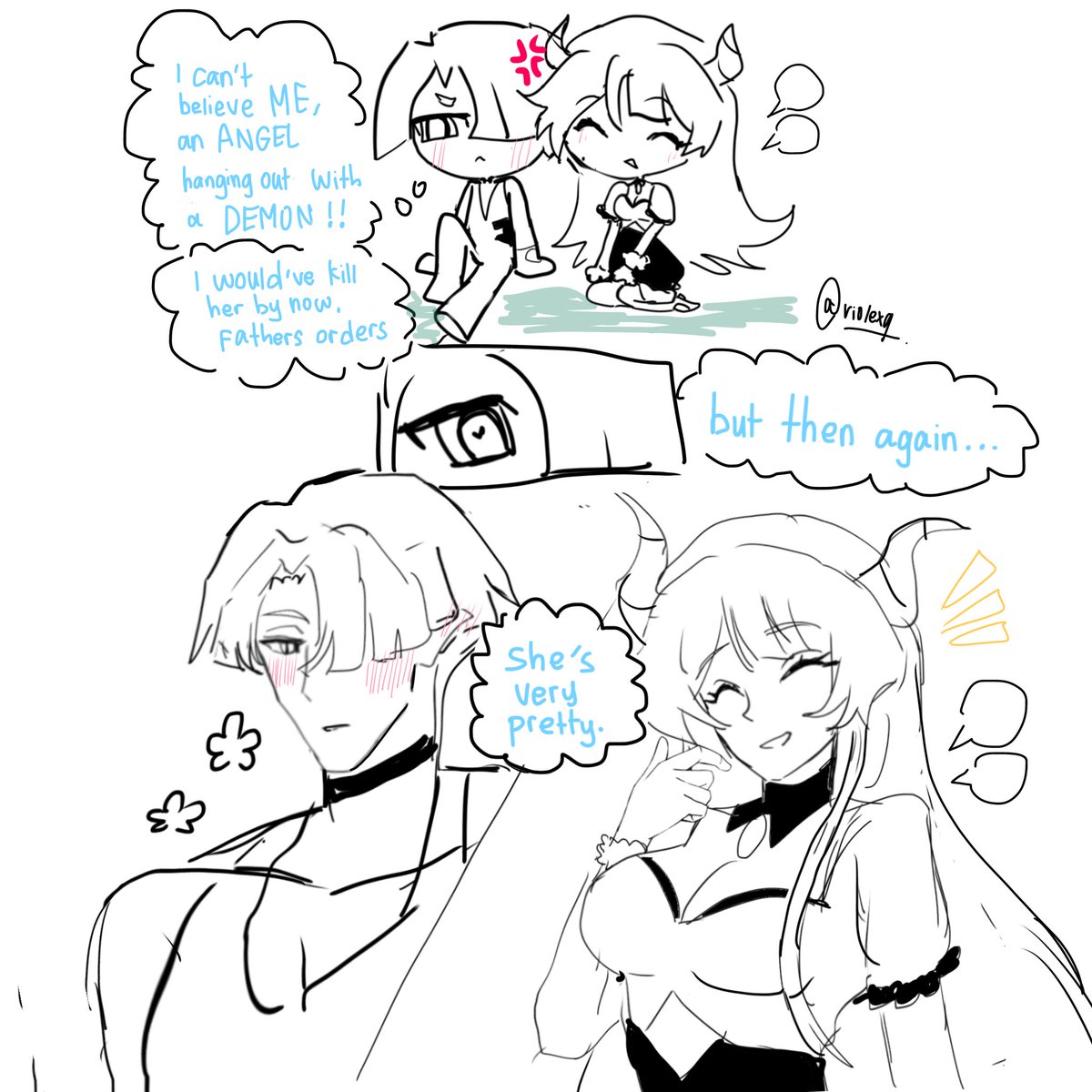 violexq's tweet photo. 🪽👙 polyester hated demons until he saw puffy… yep he’s definitely inlove..
#NewPSG #Newパンスト #yumeship ♡ #puffyester https://t.co/IuWh7NghzB