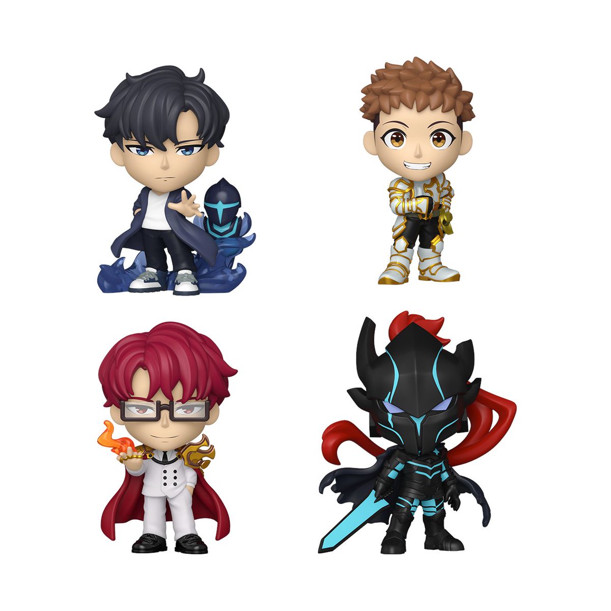 POPs_Today's tweet photo. First look at Solo Leveling Funko Minis available now at Funko
- Sung Jinwoo
- Yoo Jinho
- Choi Jong-in
- Igris

(Via https://t.co/mzdjyoDkV5 Thanks @DisTrackers)
#SoloLeveling #Anime #Funko #FunkoMini #FunkoPop #Pop https://t.co/2SOCR8Byk4