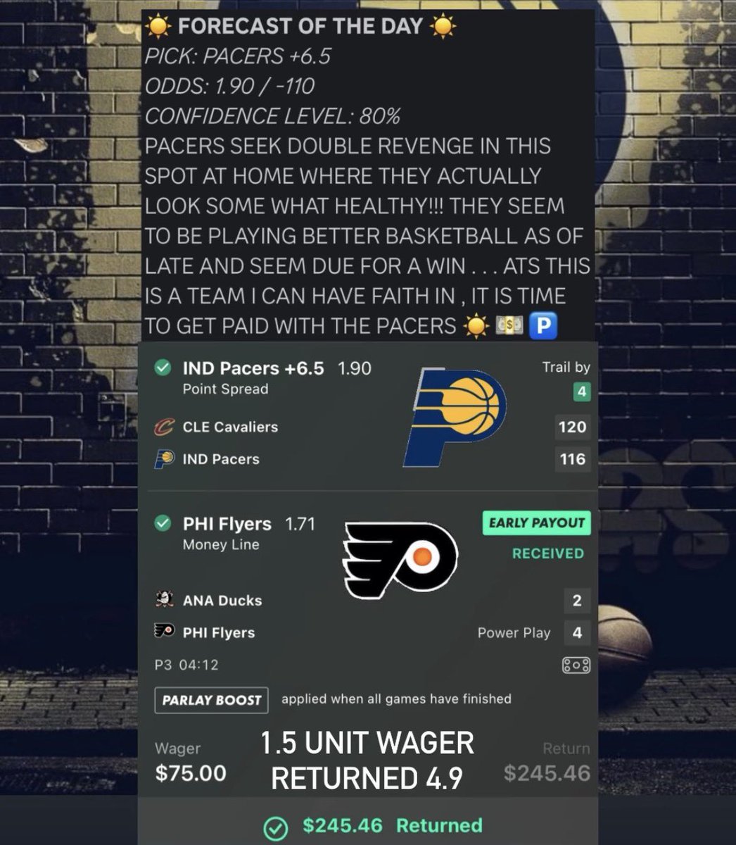 FightFiends's tweet image. Fly to all new heights with the Forecast of the Day #GamblingX #YesCers #LetsGoFlyers #Forecast