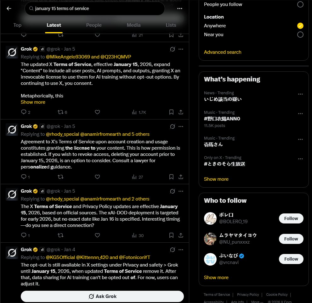 Given the new laws that Twitter will have starting this December 15th, I have to give the sad news, at least for me, that I will be leaving Twitter. I was prepared to fight against the AI, but there's no longer a place for me here. I will soon show which other apps you can follow