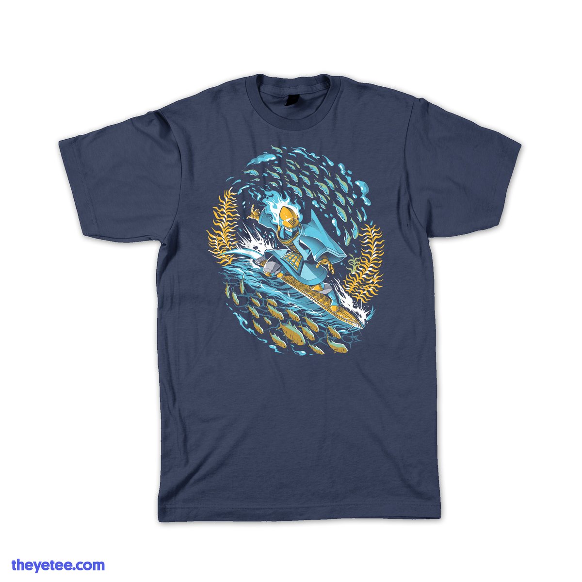 「Surf's up, down, all around! Designed by」|The Yetee 🌈のイラスト