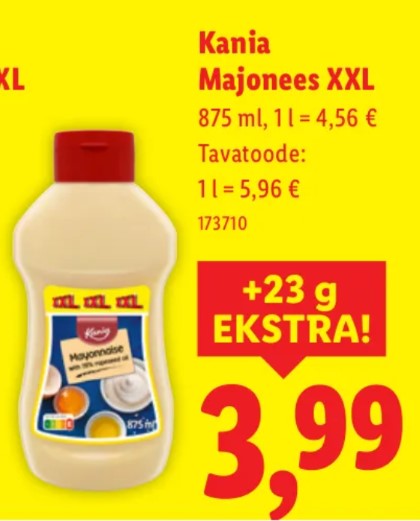 +23 g ekstra! 🤑