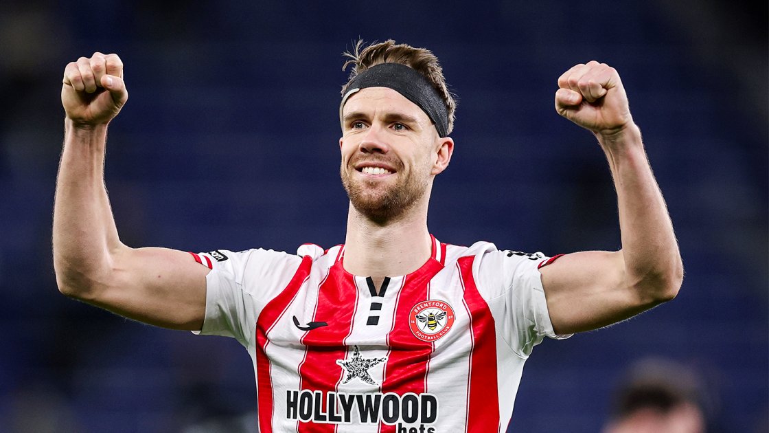 Kristoffer Ajer is the 8th Brentford player to reach 100 Premier League appearances. 👏👏👏

Vitaly Janelt - 152
Mathias Jensen - 143
Yoane Wissa - 137
Bryan Mbeumo - 136
Christian Nørgaard - 122
Ethan Pinnock - 116
Mikkel Damsgaard - 105
Kristoffer Ajer - 100

#BrentfordFC