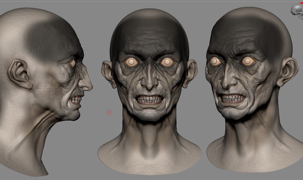 forsenPoro's tweet photo. Bloodborne - Old Hunter 3D Fan Art
Day05.
Detailed Face
.
#zbrush #bloodborne #3dart #bloodbornefanart #darkfantasy #fromsoftware #goth #3dbloodborne #soulslike #darksouls #CharacterArt
#3dface #3dsculpt #3dmonster https://t.co/1Ytpa8aBPq