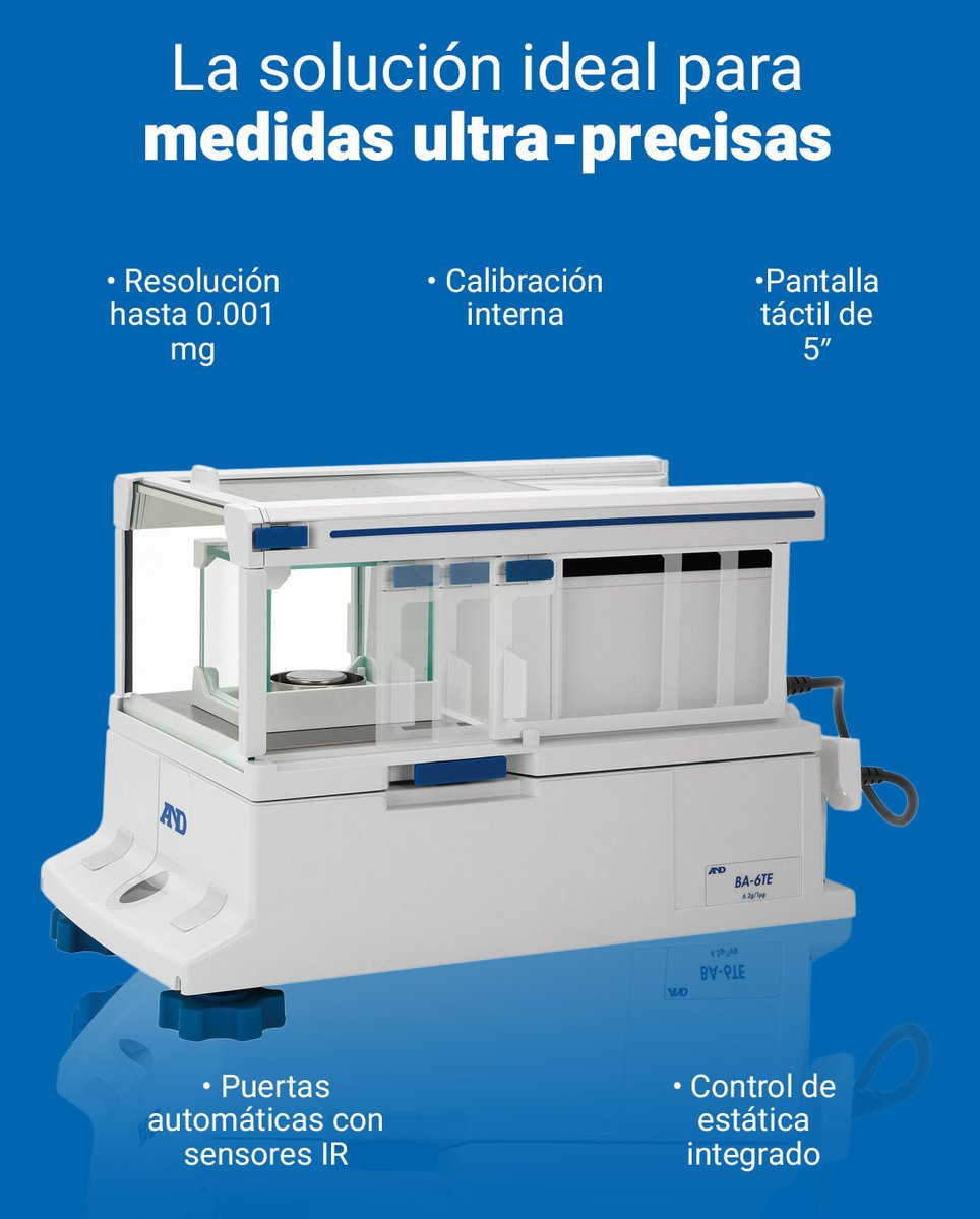 LabTechMexico's tweet image. ¿Buscas precisión confiable en tu laboratorio?
💥 Descuento adicional en la línea de micro-balanzas BOREALIS de A&amp;amp;D
Exactitud, estabilidad y facilidad de uso para el trabajo diario.
📩 Contáctanos para cotizar.
⏳ Oferta por tiempo limitado.