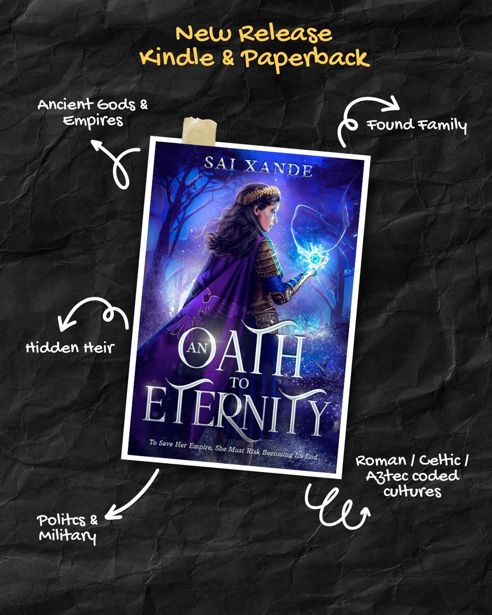 SaiXande's tweet photo. An Oath to Eternity is now available for purchase through Amazon for Kindle or as Paperback, or free with Kindle Unlimited. #EpicFantasy #BookRelease #IndieAuthor https://t.co/qbxmAdJPSZ