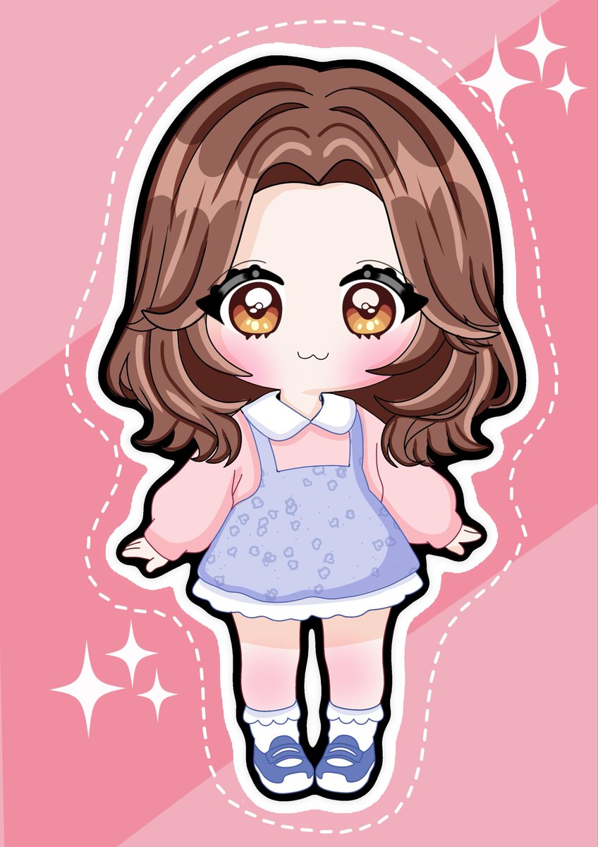 I made 2 illustrations for my colleague’s daughters at work. Hope they will like it 🩷