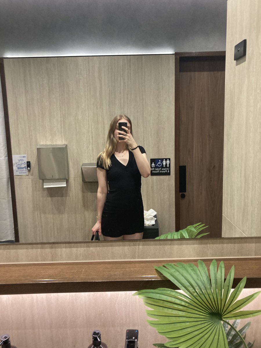 Me in a little black dress 🖤
