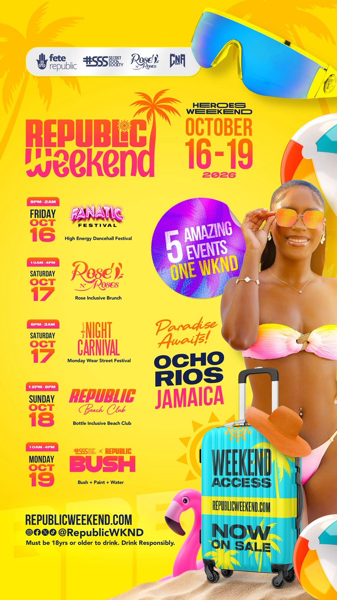 You guys have asked over the years! The <a href="/RepublicWknd/">Republic Weekend</a> is finally here!