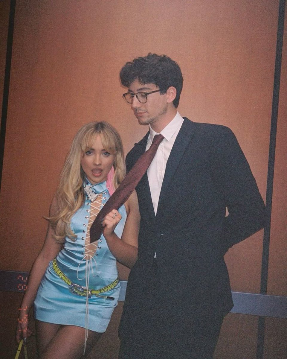 brinabusywoman's tweet image. Congratulations to the guy from Sabrina carpenters feather music video who has just been cast in the live action tangled. Sabrina is always helping to give smaller actors a platform☺️🫶🏼