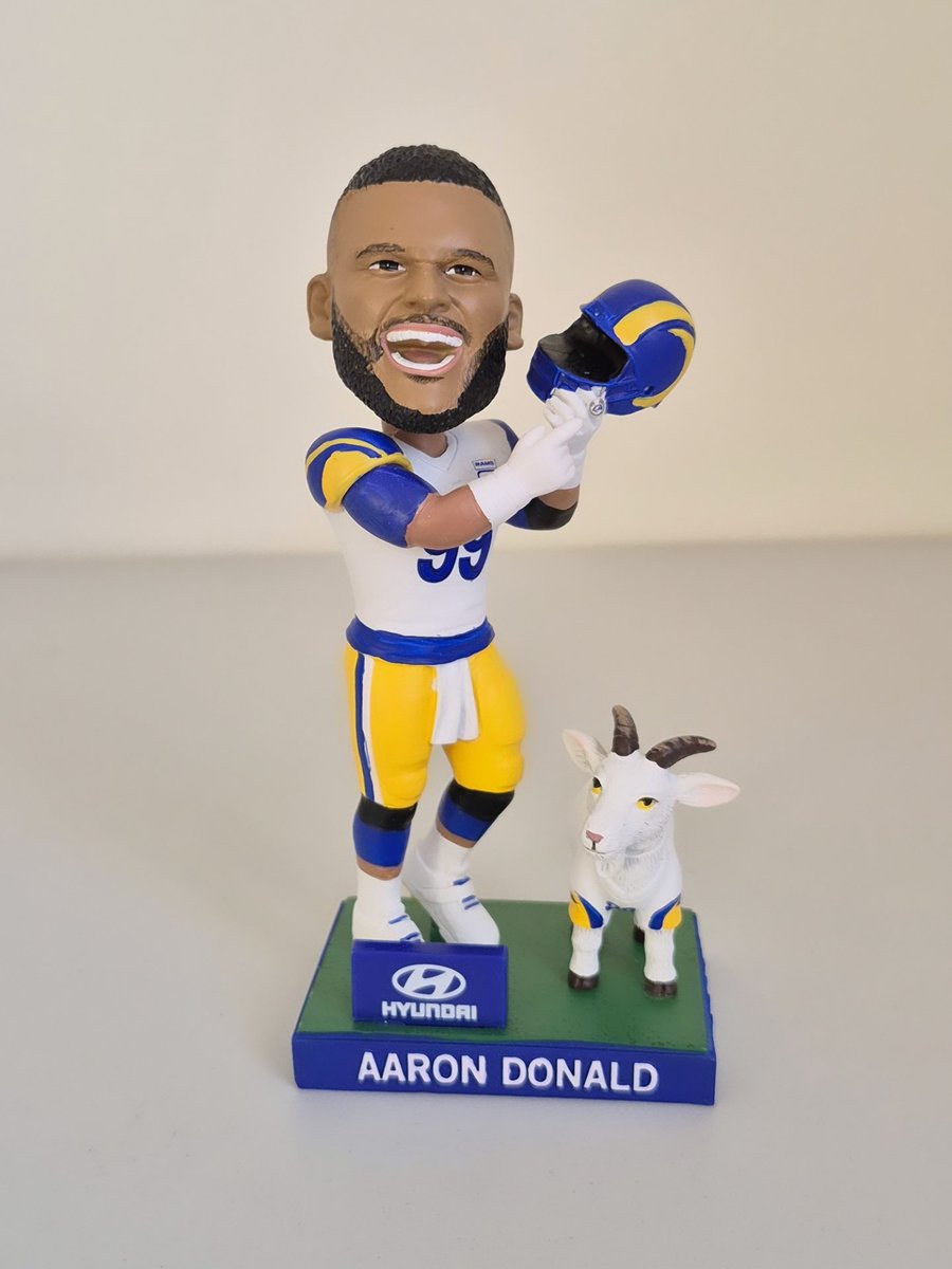 Aaron Donald G.O.A.T Bobblehead #Rams #RamsHouse