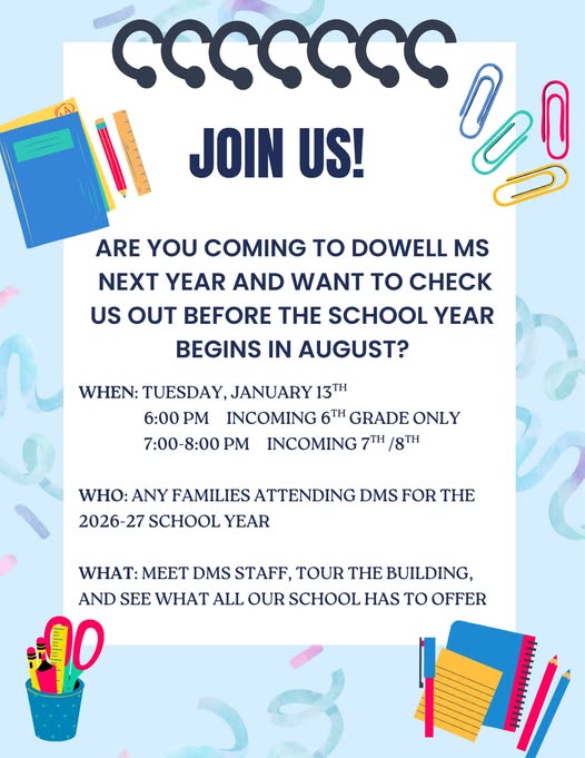 Dowell Middle School tweet media