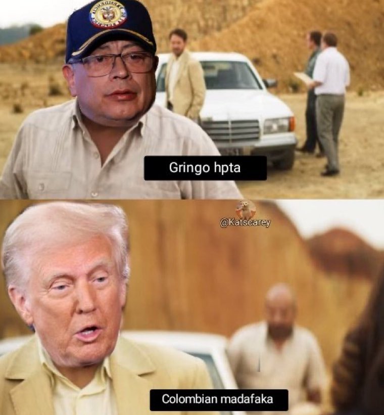 Petro y Trump apenas se termine la llamada. 🤣