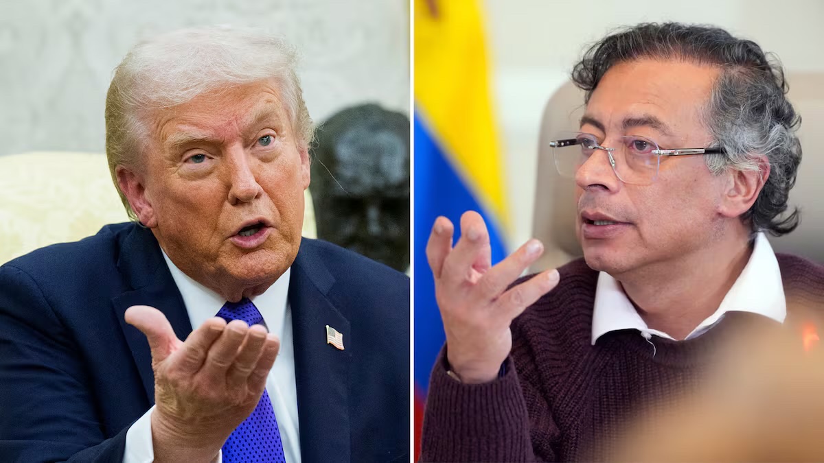 Colombia President Gustavo Petro and U.S. President Donald Trump are holding a phone conversation at this hour, amid the diplomatic tensions between the two nations, sources tell Noticias Caracol.