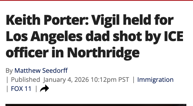 PplsCityCouncil's tweet image. An off-duty ICE cop killed Keith Porter, a Black father of two, on New Year’s Eve.

We are at war. It's us vs them. Fuck these pigs.