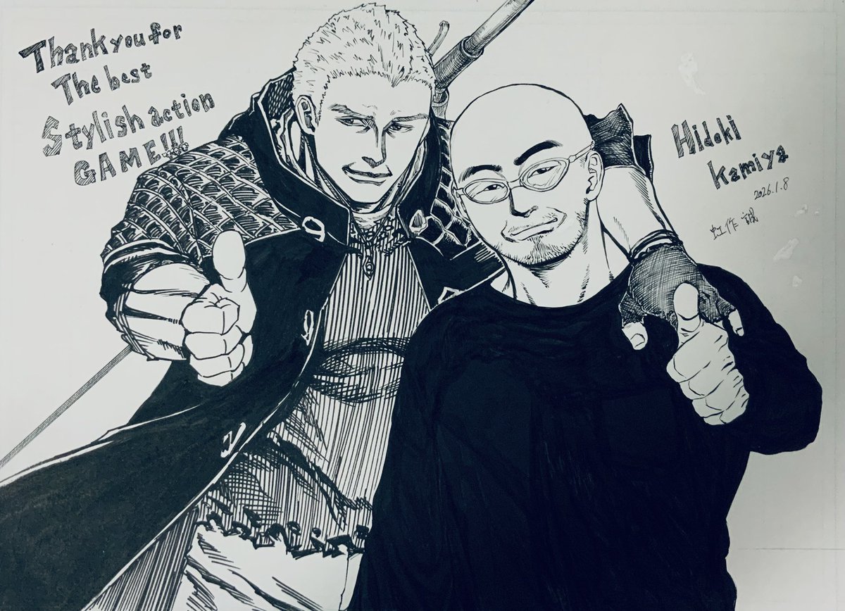 ni1zi9sa8ku9's tweet image. @HidekiKamiya_X おはようございます！
いつも変な人に絡まれてもちゃんと指摘して対応する神谷さんお疲れ様ですとDevilMayCryを制作していただきありがとうございます！