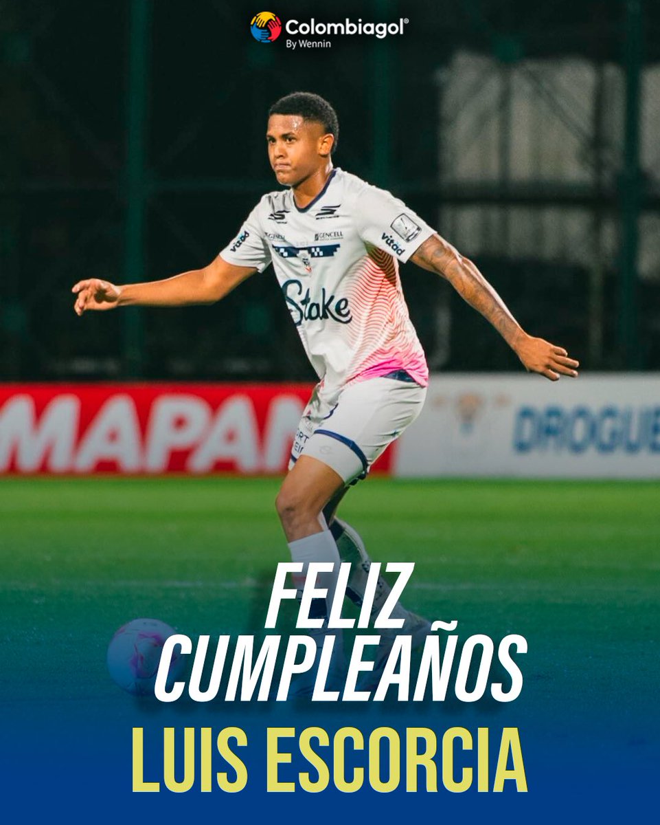 🇨🇴 Feliz cumpleaños, “Foco” 💡🥳

Celebramos la vida 🎉 de nuestro #TalentoColombiagol, Luis Escorcia 🎂. Que Dios te llene de bendiciones y éxitos en tu vida 🎊