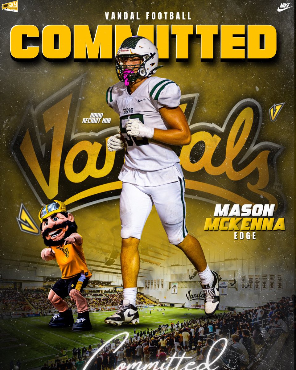 Thank you to god, my parents, and my coaches who helped get me here. I have committed to <a href="/VandalFootball/">Idaho Football</a> !! Blessed for this opportunity. V’z UP!! ✌️
<a href="/CoachTFord/">Thomas Ford Jr</a> <a href="/CoachAvery__/">Avery Roberts</a> <a href="/CoachMalo_/">VJ Malo</a> <a href="/IdahoRecruitHub/">Idaho Recruit Hub</a> <a href="/PrepRedzoneID/">Prep Redzone Idaho</a> <a href="/BrandonHuffman/">Brandon Huffman</a> <a href="/jake_pele/">Jake Pele</a> <a href="/Coach_Taufalele/">Josh Taufalele</a>