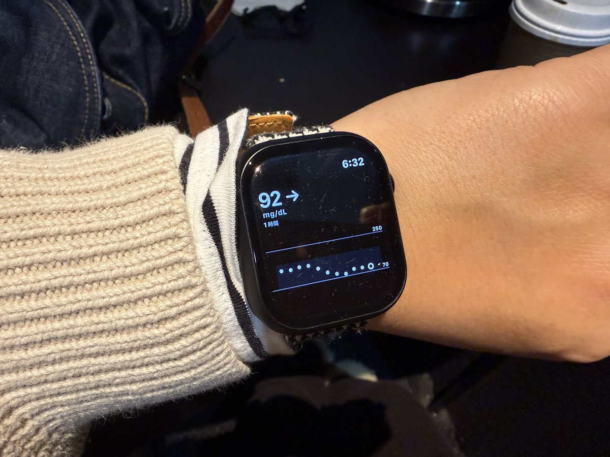 Type1Com's tweet image. 前回は伊丹空港だったけど今日は神戸空港から🙂
血糖値は安定！
と思ってたけど少しずつ下がって来てたから念の為ラウンジでアップルジュース100%を飲んだら…
血糖値158
まあこれくらいならいいか…
#糖尿病 #血糖値 #DexcomG7