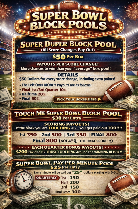 Hey All, I am running 3 unique block pools if interested...MULTIPLE ways to win...

Inbox me for the links!