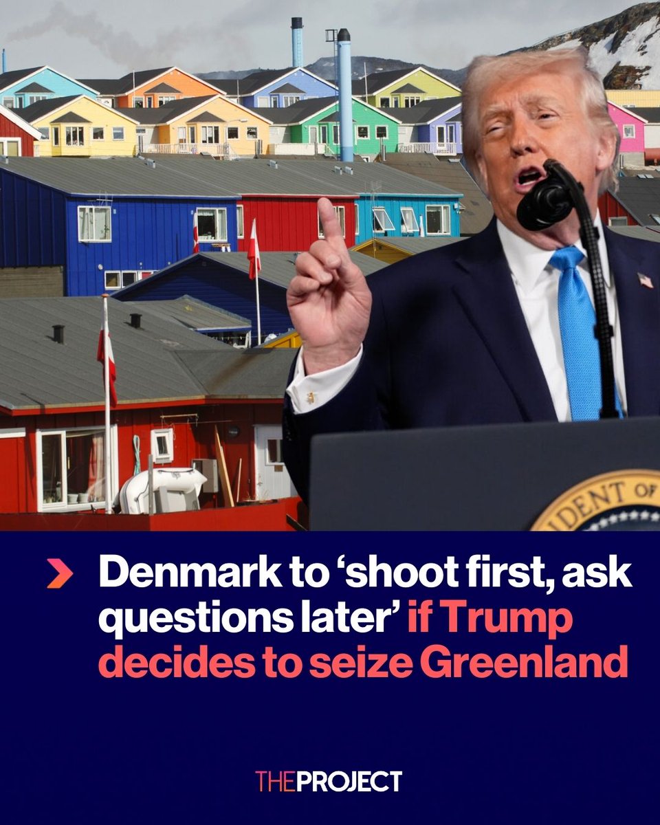 theprojecttv's tweet image. Denmark’s army is under orders to strike first if U.S. forces ever attempt to invade Greenland, according to long-standing military rules. 

The Danish defence ministry confirmed that a 1952 directive requires troops to “immediately” engage any invading force without waiting.