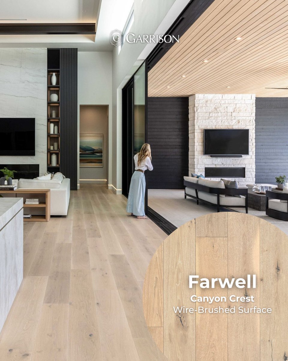 garrisonfloors's tweet photo. Texture matters just as much as color when it comes to hardwood floors, so which surface texture is your style? 🤔

1️⃣ Smooth: Sleek, simple, and classic.
2️⃣ Wire-Brushed: A little texture, a lot of style.
3️⃣ Distressed: Full of charm and personality.

#GarrisonCollection https://t.co/gq5D8BFP5T