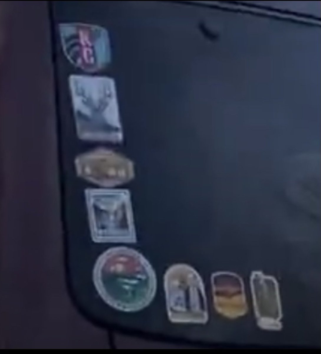 gregkellyusa's tweet image. TOTALLY JUSTIFIED SHOOTING!!!!!!  NOT EVEN CLOSE!!! (Curious about these Stickers on the Back of the Car. Various WACK JOB groups and affiliations? )