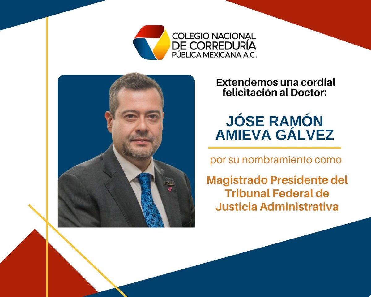 Colegio Nacional de Correduría Pública Mexicana tweet media