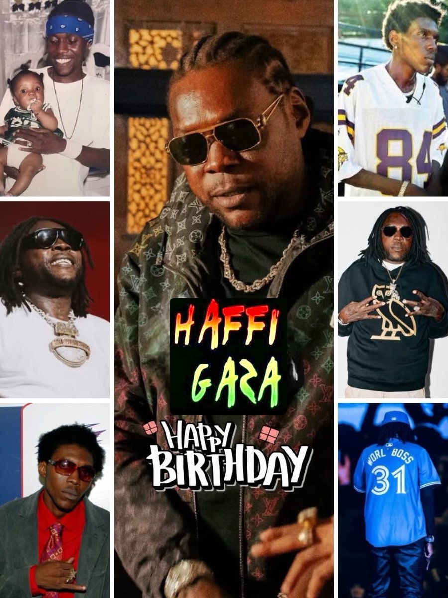 Vybz Kartel, Jamaican 🇯🇲 dancehall icon, born Adidja Azim Palmer, celebrates 50 years today (January 7, 1976) in Kingston. After spending 13 years behind bars, he was released in 2024, marking a historic chapter in dancehall culture.
#haffigaza 
#VybzKartel #vybzkartelmusic