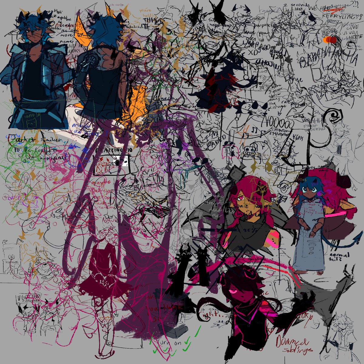 most normal nine circlings canvas