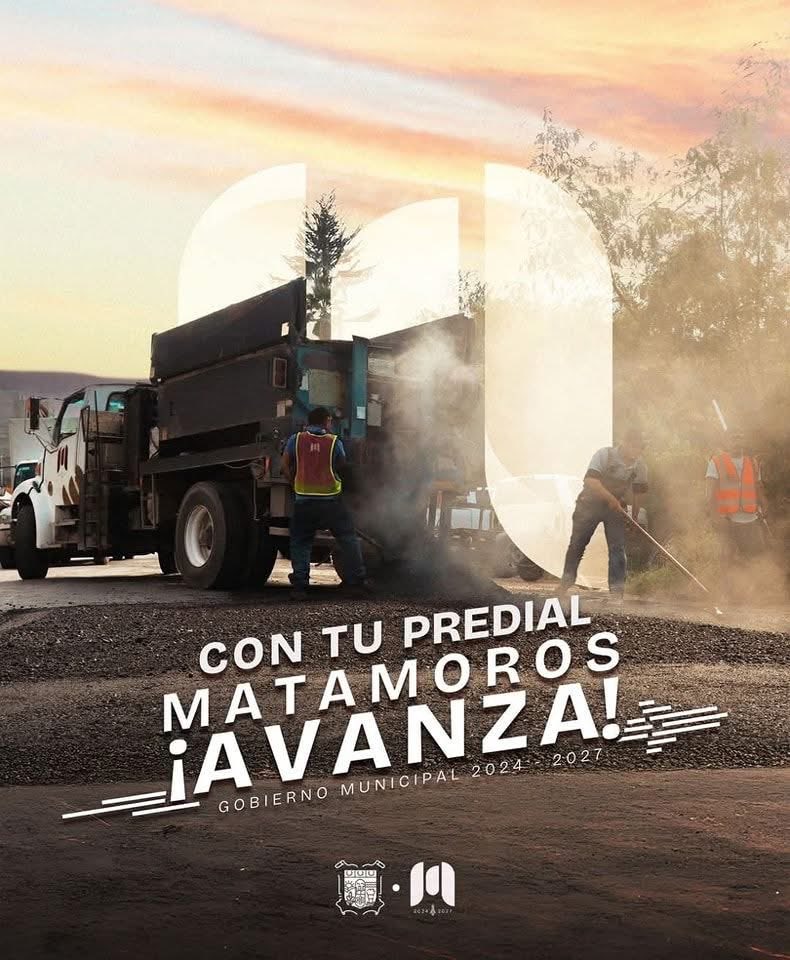🏦 En Matamoros Avanzamos con tu pago Predial y recuerda que durante todo enero aprovecha el 15% de descuento en tu pago.

Este beneficio aplica para quienes están al corriente con sus contribuciones.