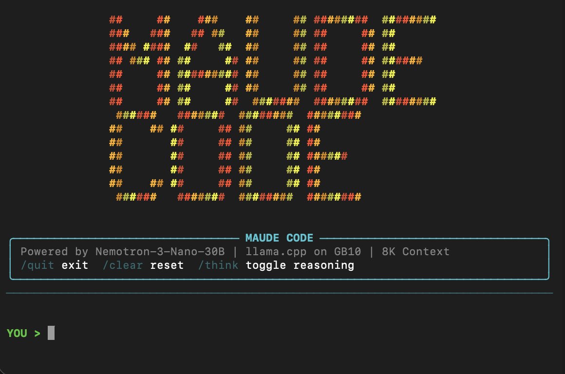 Created my own terminal llm for my <a href="/nvidia/">NVIDIA</a> dgx spark using nemotron.