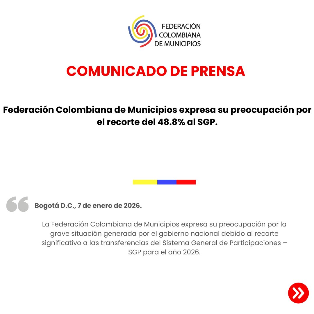 Fedemunicipios tweet media