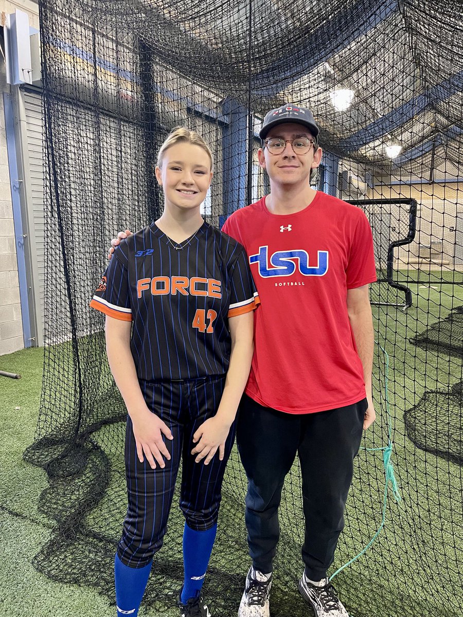 Thank you to the Tennessee State University coaching staff for a great visit. I really enjoyed the opportunity to see the campus, learn more about the softball program, and experience the culture of the university firsthand. I appreciate the time and effort the coaches and staff