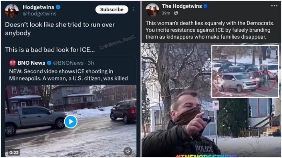 EYakoby's tweet image. The Hodge Twins on X vs. The Hodge Twins on Facebook.

Biggest grifters.