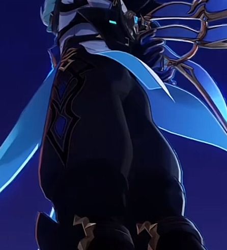 dailyboattore's tweet image. this before and after comparison is killing me lmao they really enlarged Dottore's ass 😭