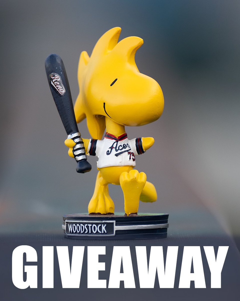 Aces's tweet image. The people have spoken 🗣️

In honor of National Bobblehead day, we are giving away a Woodstock Reno Aces bobblehead! All you have to do is like and comment on this post to enter. Good luck!