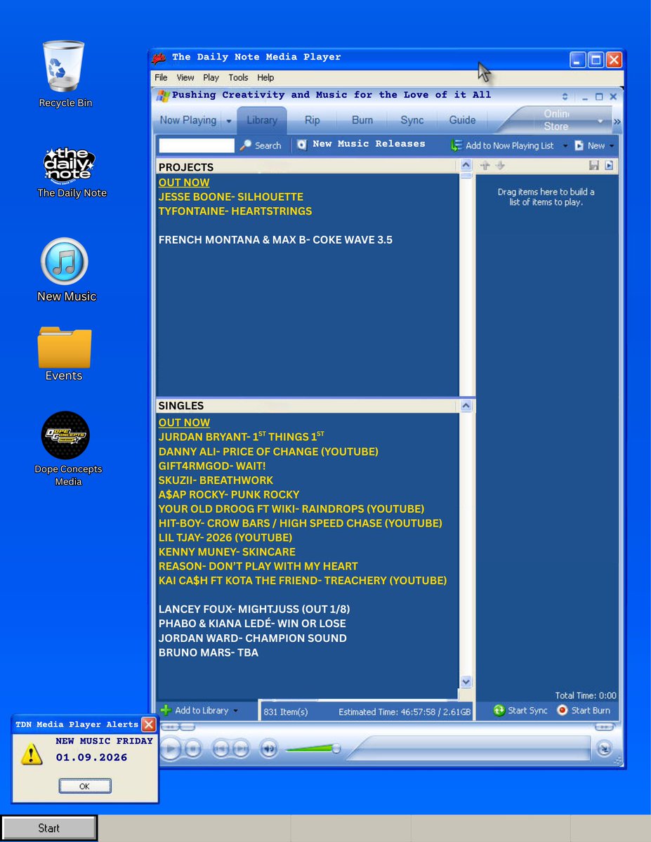 TDNForever's tweet image. 📢NEW MUSIC OUT NOW (IN YELLOW)🚨

🏆 - project
🥇- single

🏆@jessebooneiv
🏆@tyfontaine1800

🥇@skuzii_
🥇@asvpxrocky
🥇@kaicash &amp;amp; @kotathefriend
🥇@giftt4rmgod
🥇@jurdanbryant
🥇DANNY ALI
🥇@yourolddroog
🥇@Hit_boy
🥇@liltjay
🥇@kennymuney__
🥇@_reasonofficial

📢NEW MUSIC OUT…