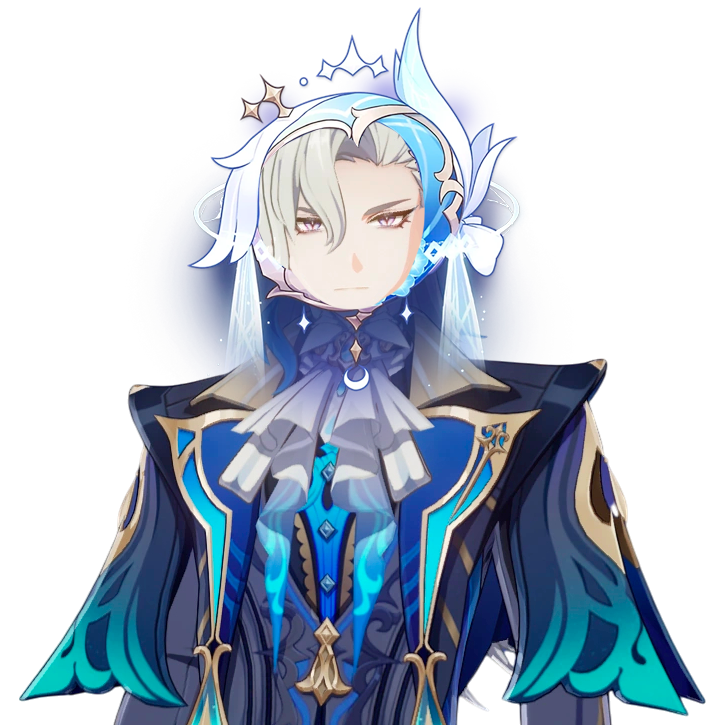 Richellyna1's tweet image. O Genshin nem esconde mais que o Neuvillette é o personagem preferido deles 😭