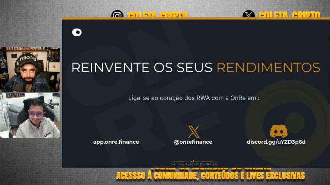 silva_flaa's tweet photo. Hoje na live do @Coleta_Cripto ficamos por dentro das novidades da @onrefinance !!! Já conhece??? https://t.co/mhYXClN4bf