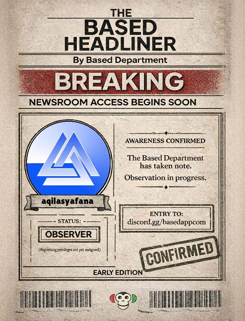 Smooth_fortune's tweet image. Just got my Based Headliner on @basedappcom 🎨

Proof I'm based, not cringe.