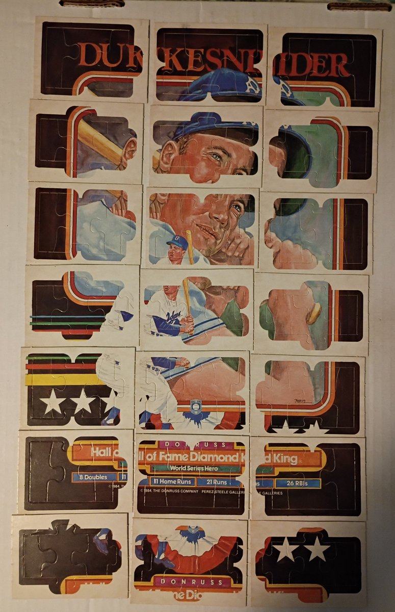 RobRager's tweet image. Giveaway this week!!

You'll get both. 

1984 Donruss Duke Snider Puzzle 

1986 Donruss Action All Stars Cards (12)

Drawing will be Sunday evening after this week's sale ends.

Follow and Repost to enter👍

Good luck 🤞👍👍