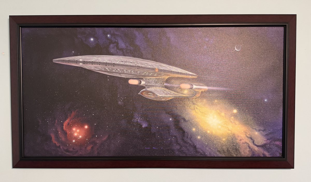 Prof_Cooper's tweet image. Little H's Chistmas present looks much better in a frame!