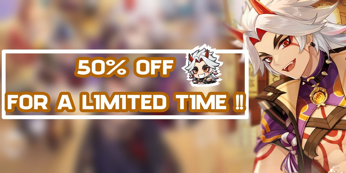 AladarZhi44721's tweet image. HI SALESALE  !! I'll close the sale randomly so avail now !!  

NOTE: By availing my services you'll have access to exclusive giveaways for clients (⁠≧⁠▽⁠≦⁠)

Likes and rt are appreciated, help mi eheh